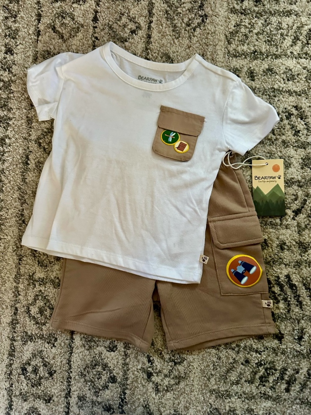 BEARPAW Toddler Outfitter Pocket T-Shirt - Size: 2T - NWT
